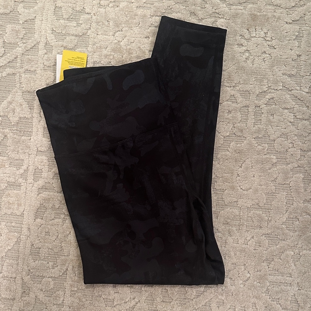 Zella Black Camouflage Gym Leggings